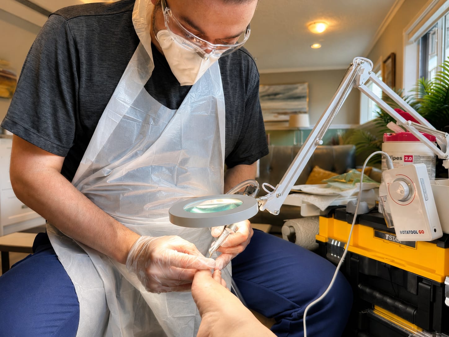 Compassionate hands-on foot care